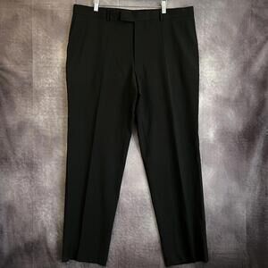 Vintage‎ BOSS Hugo Boss Men's 40R Wool Dress Pants James Brown Flat Front